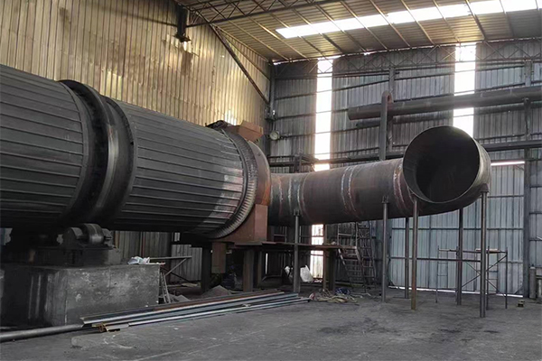 陜西神木煤泥烘干機項目改造施工實拍現(xiàn)場