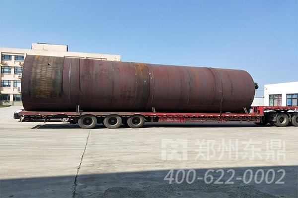 環保煤泥烘干機設備裝車發貨現場