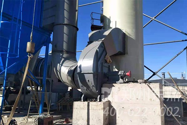 內蒙古煤泥干燥設備生產線安裝現場