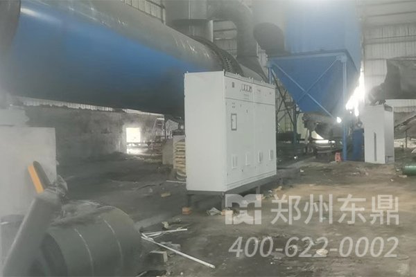 內蒙古煤泥烘干機項目安裝現場