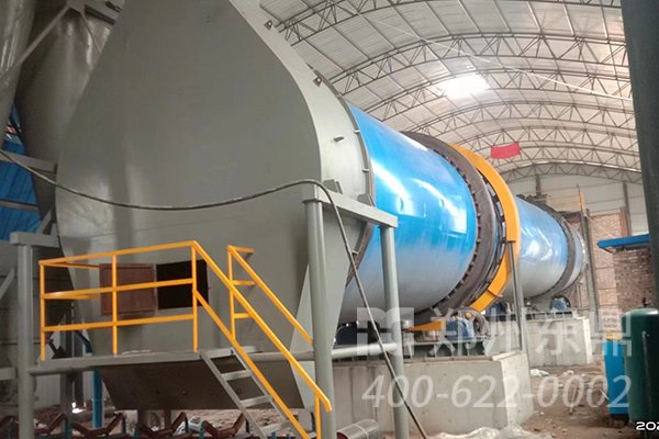 山西朔州平魯大型煤泥干燥設備安裝現場